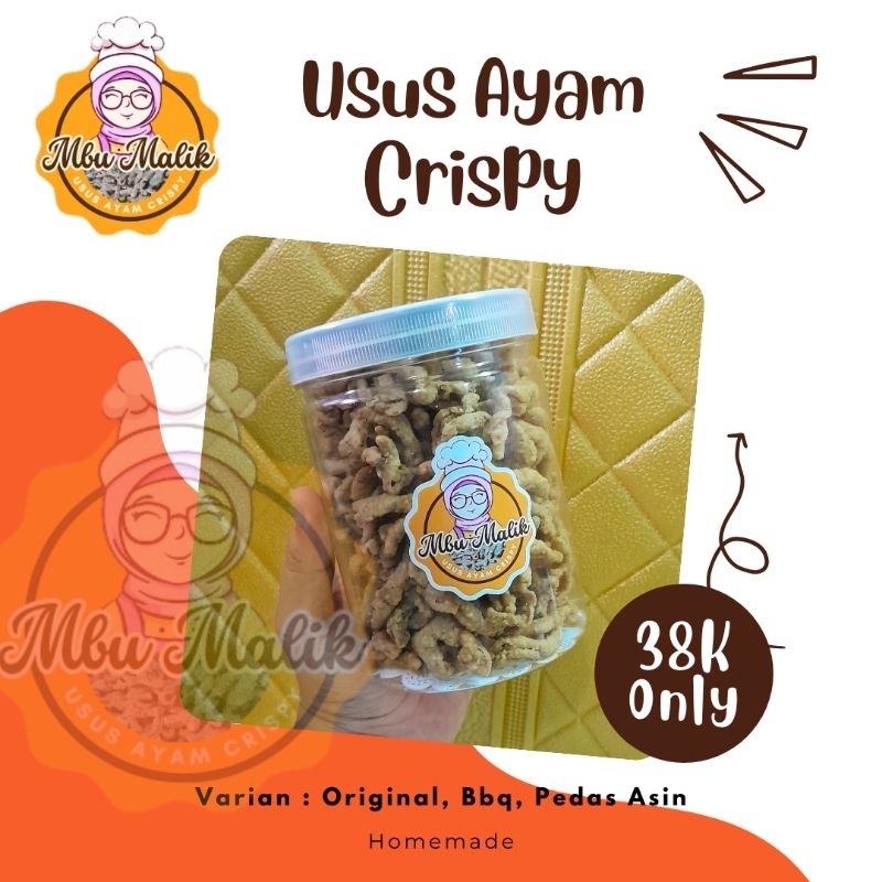 

Usus Ayam Crispy by Mbu Malik (Toples)