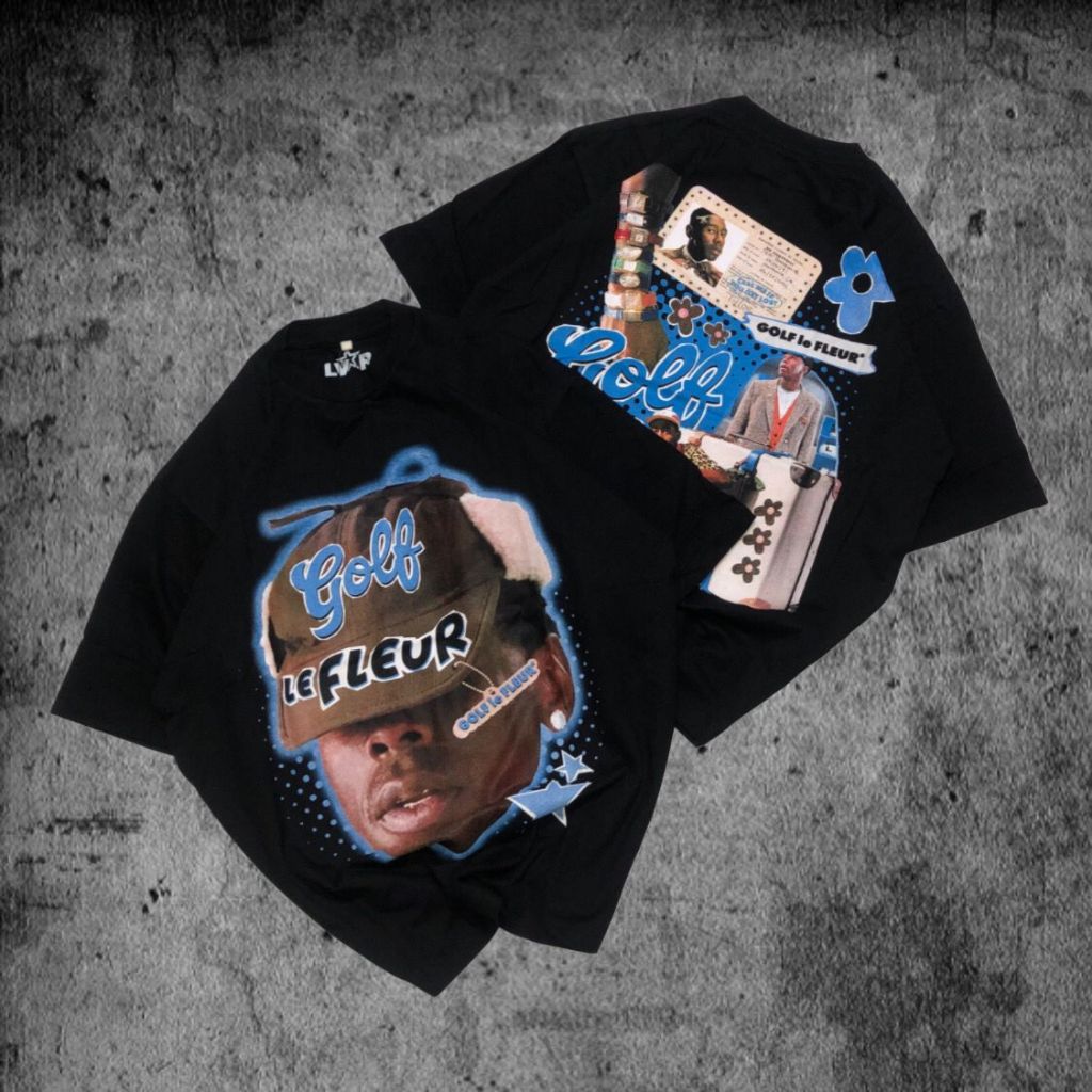 Baju Kaos Oversize Tyler The Creator - T Shirt Tyler Creator Black 20s