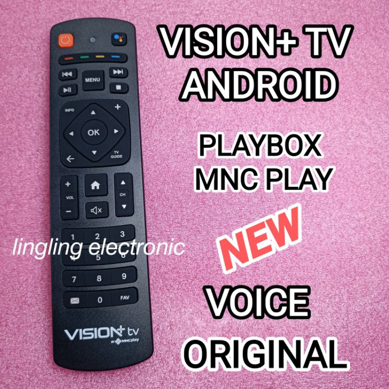 REMOT VISION+ TV MNC PLAYBOX ORIGINAL NEW
