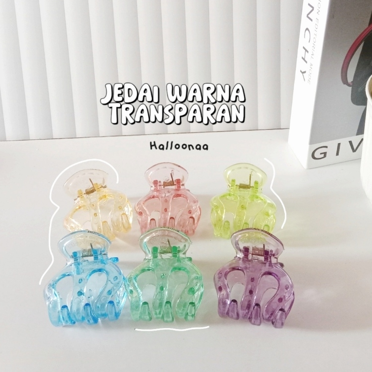 Jedai Bening Warna Jedai Besar Jedai Rambut Aesthetic Korea Estetik Jedai Cantik Jepit Rambut Japit 