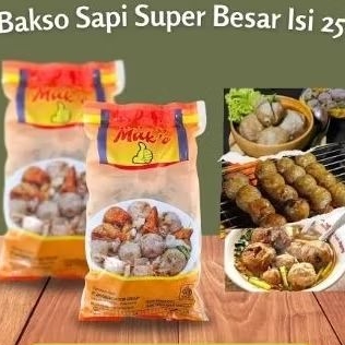 

bakso makE super besar isi 25