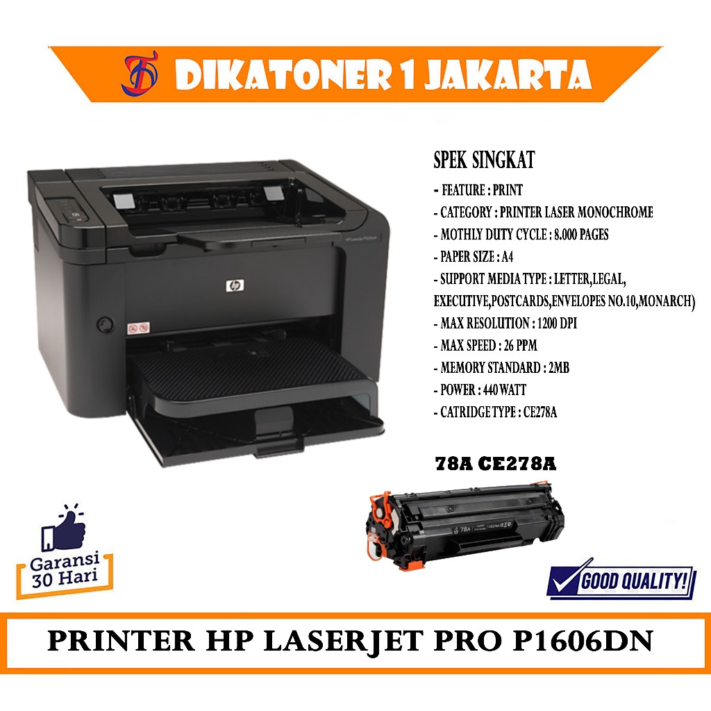 Printer hp laserjet P1606dn