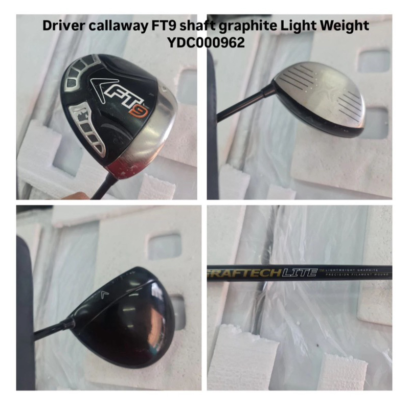 Stik golf Driver Callaway FT9  Shaft graphite Light Weight   Bekas second