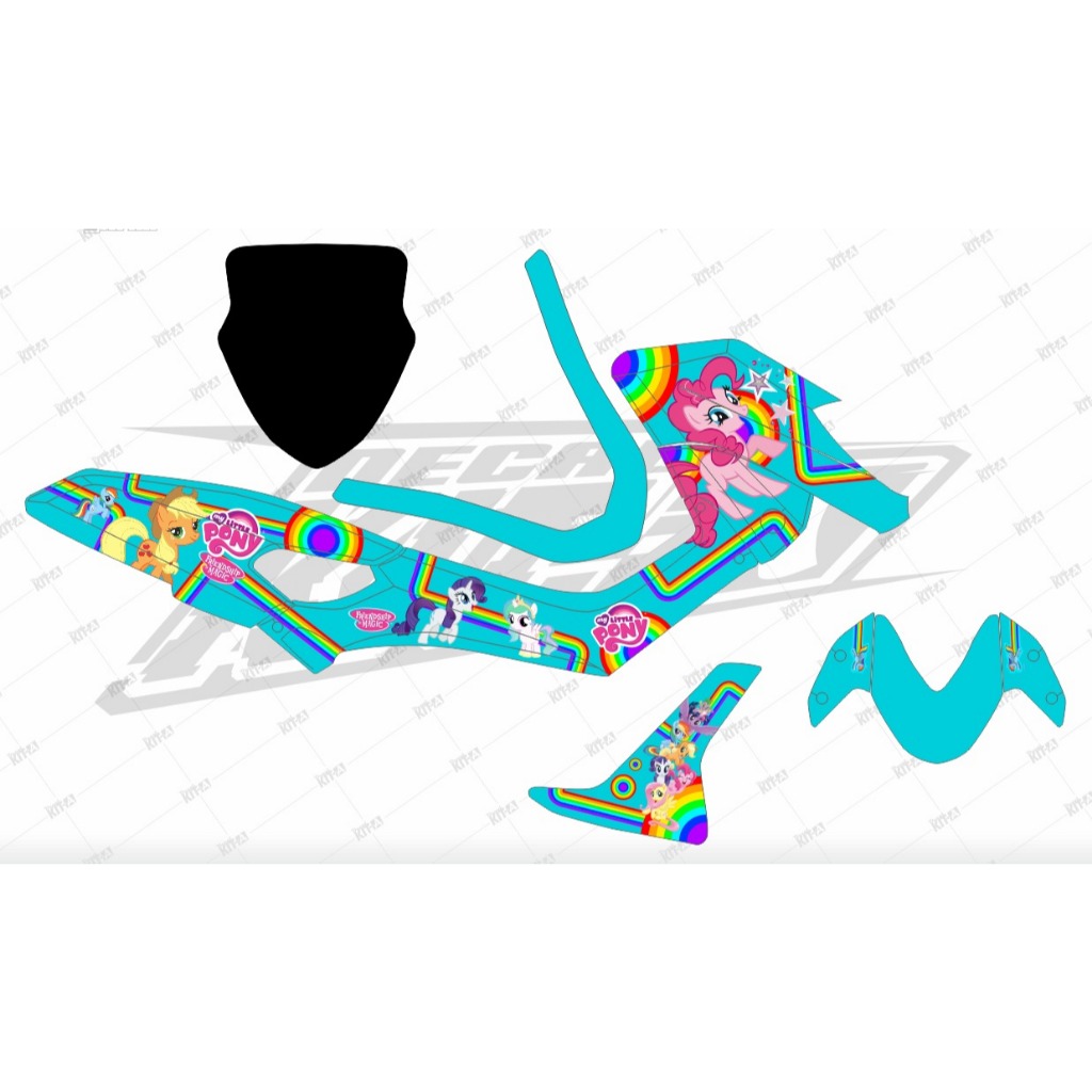 DEKAL STIKER MOTOR YAMAHA NMAX MOTIF ROKOK CAMEL D-G1-089