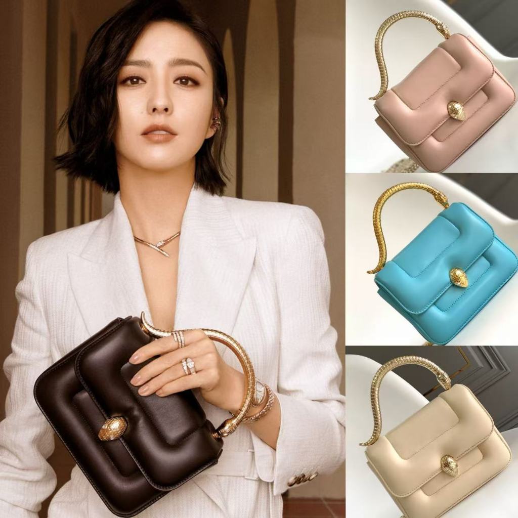 PO 2 Weeks Bogari Limited edition co-branded design The snake head bag Hand Bag Tas Bahu Tas Premium