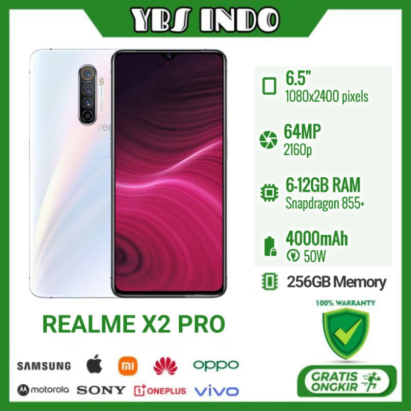 Realme X2 Pro Ram 12/256Gb - Smartphone Bekas Bergaransi