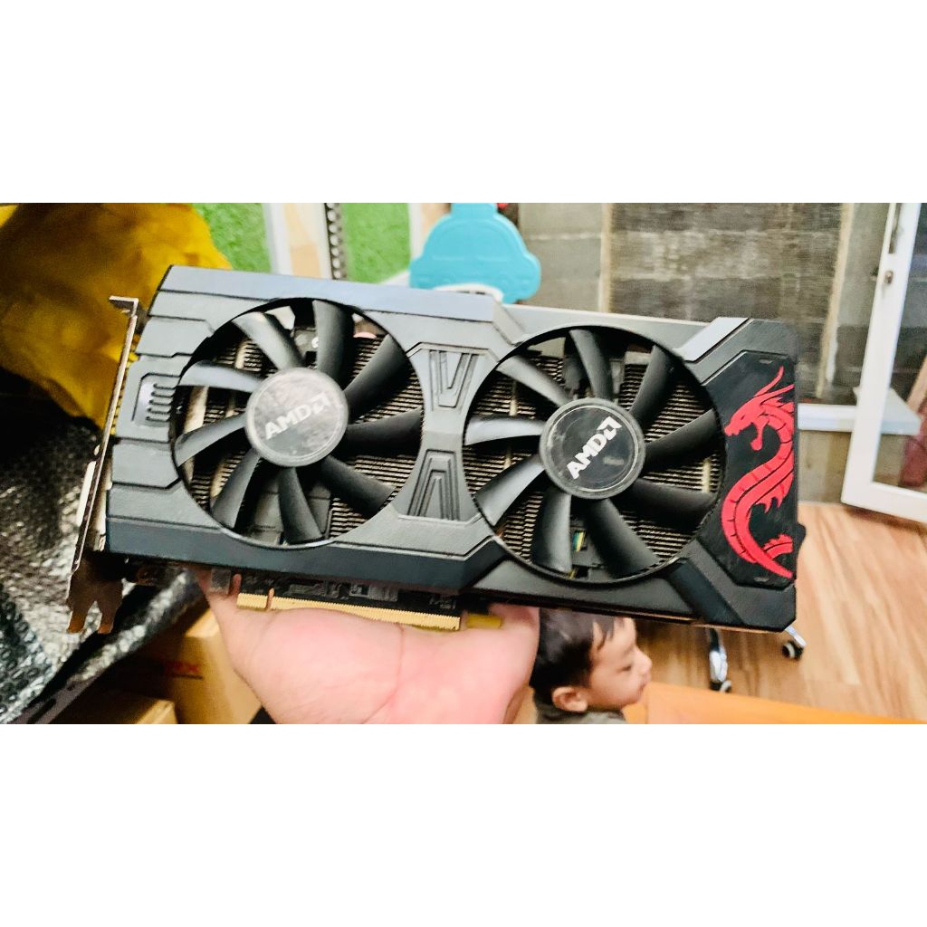 RX 470, 570, 580 PowerColor Red Dragon 4GB GDDR5 DVI Only