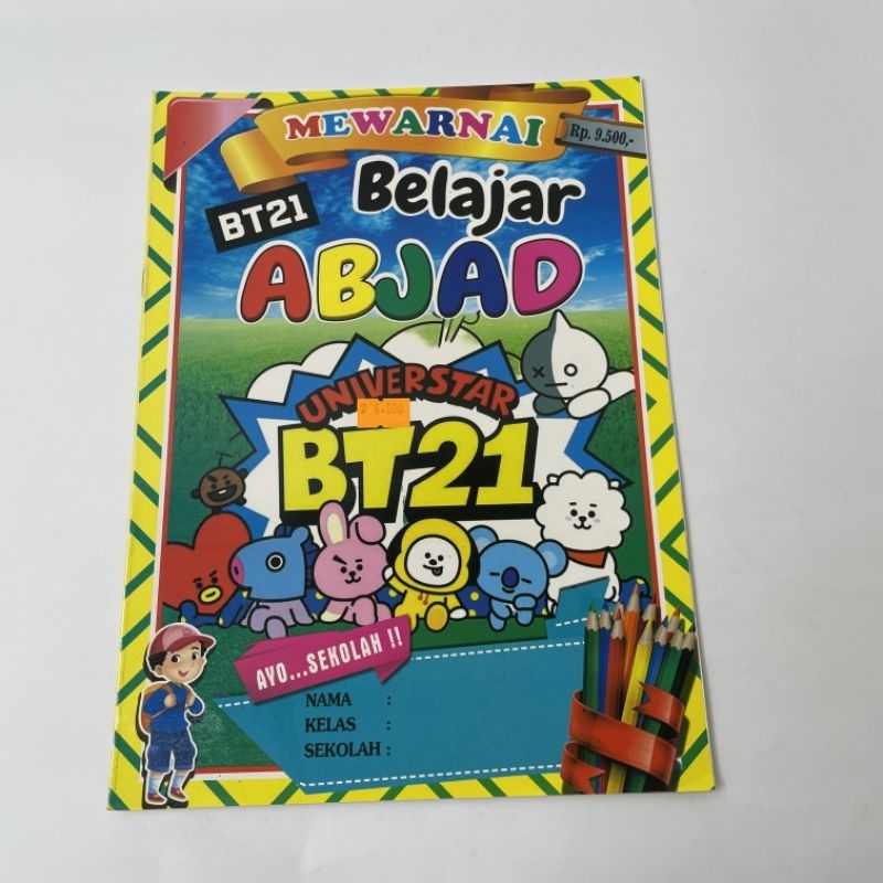 buku belajar dan mewarnai bergambar besar murah