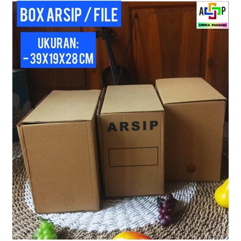 

Box Arsip 39x19x28cm /Kardus Arsip/Box File