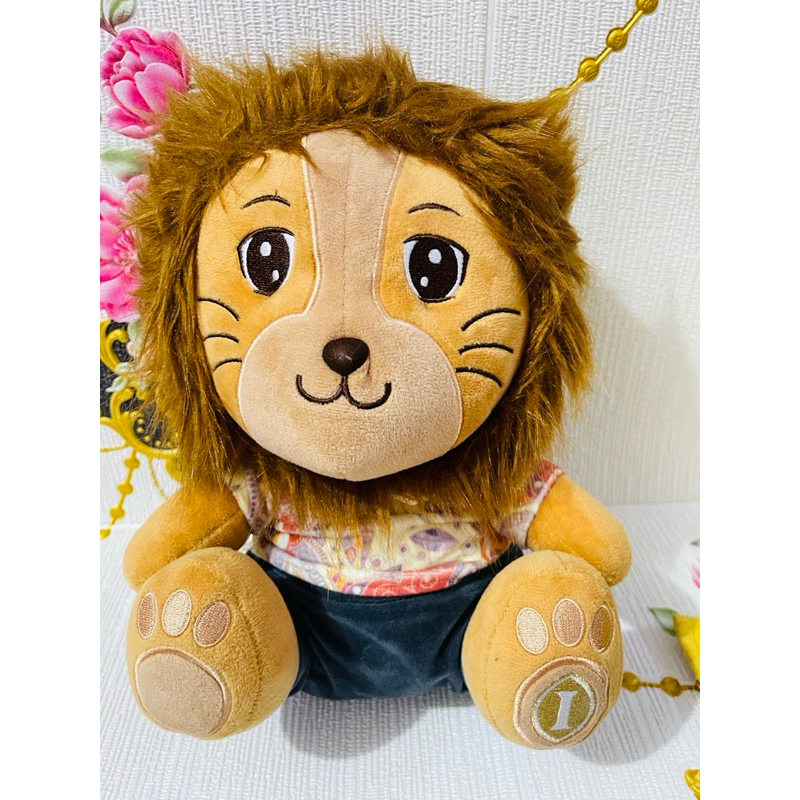 Boneka singa kostum imut pl