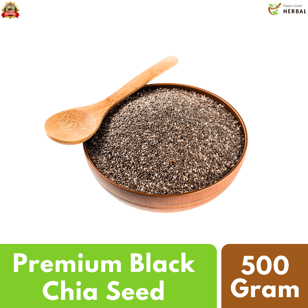 

Chia Seeds Untuk Diet 500 Gram Black Chia Seed Organic Original Biji Chiaseed Premium Quality