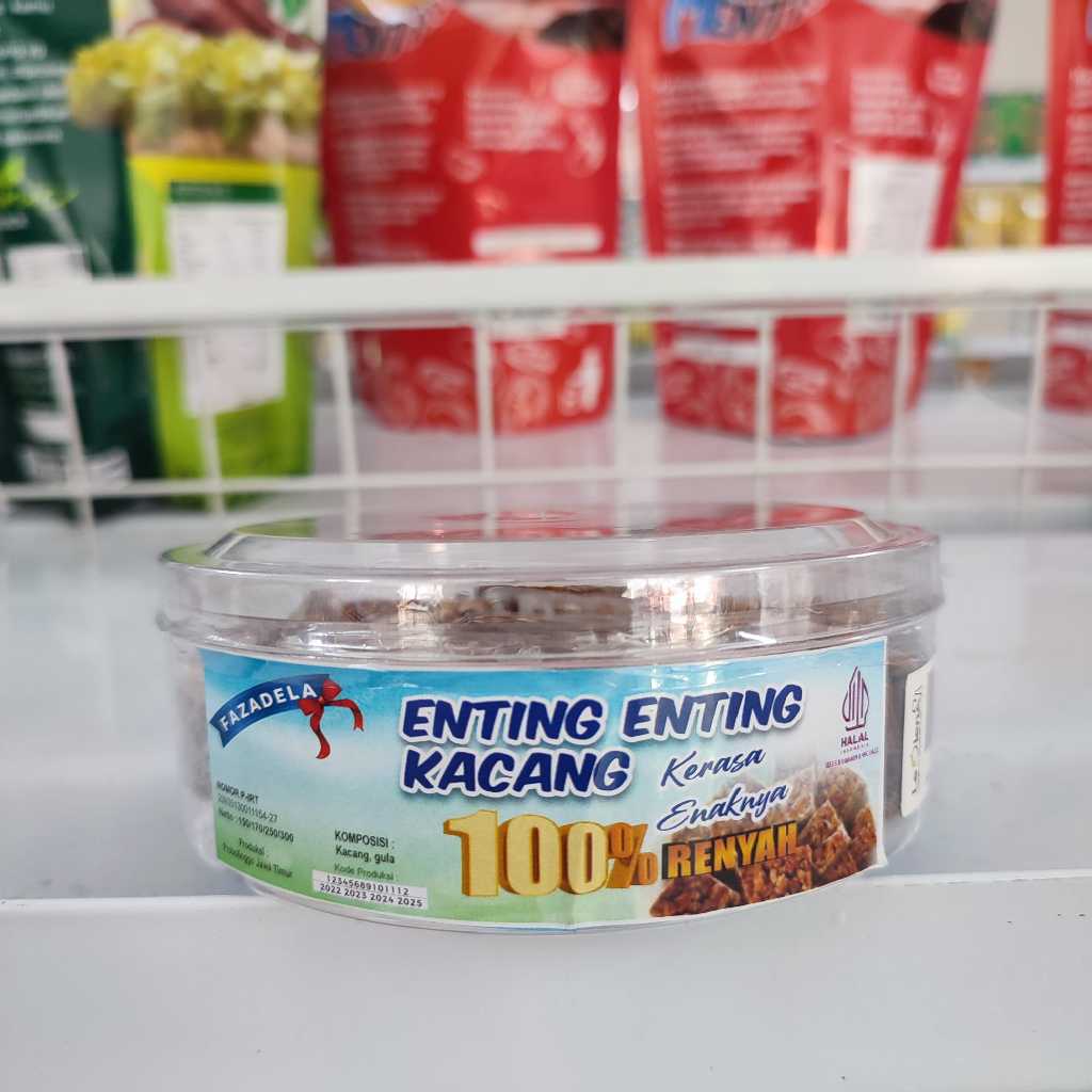 

Enting-Enting Kacang Fazadela 100% Renyah