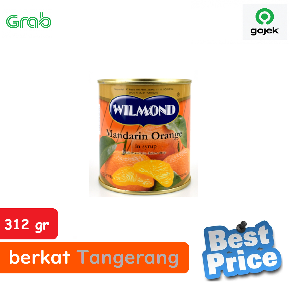 

Wilmond Mandarin Orange / Jeruk Kaleng 312gr
