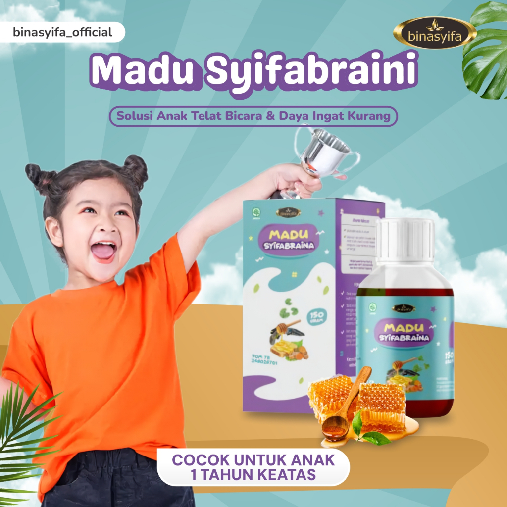 

MADU SPEECH DELAY DAN VITAMIN OTAK ANAK 2 - 7 TAHUN KEATAS SYIFABRAINA BINASYIFA