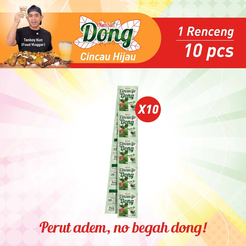 

Nutrisari Dondong Minuman Serbuk dengan Vit C - Rasa Cincau Hijau [14gr x 10pcs]