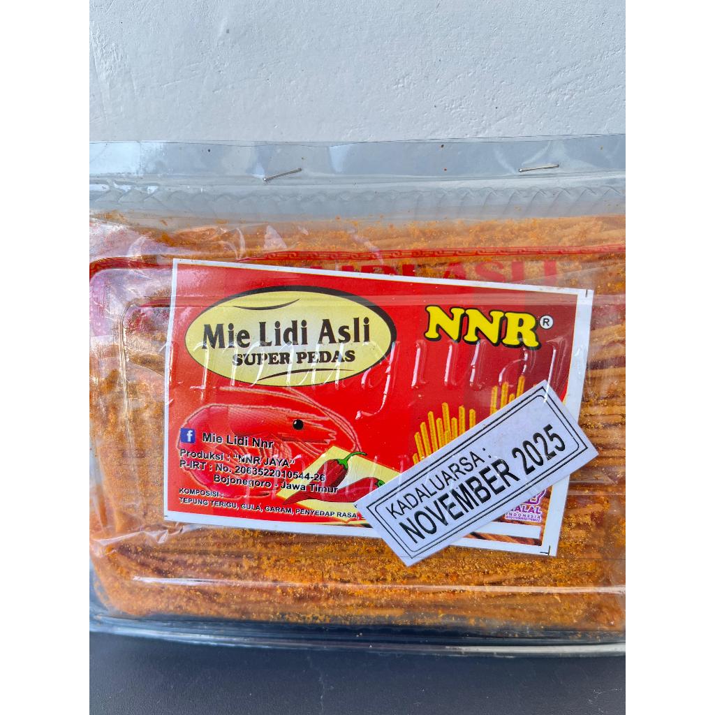

Mie lidi NNR Super Pedas Mika isi 10 bungkus