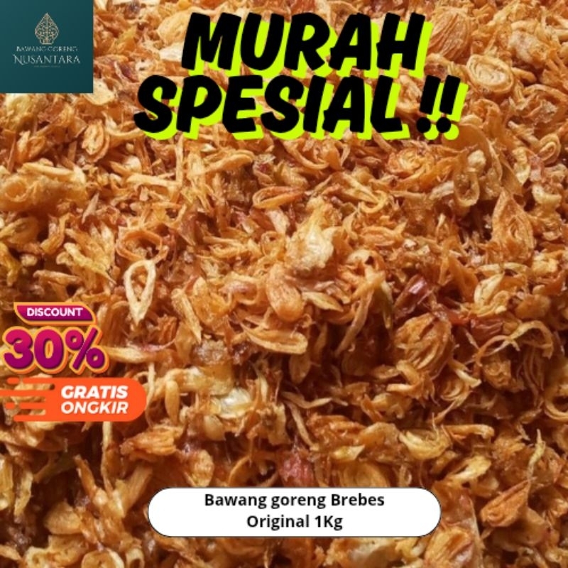 

Bawang Goreng Asli Brebes Original 1Kg