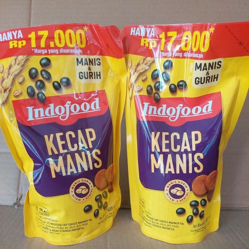 

Kecap Manis Indofood Isi Bersih 520 ml