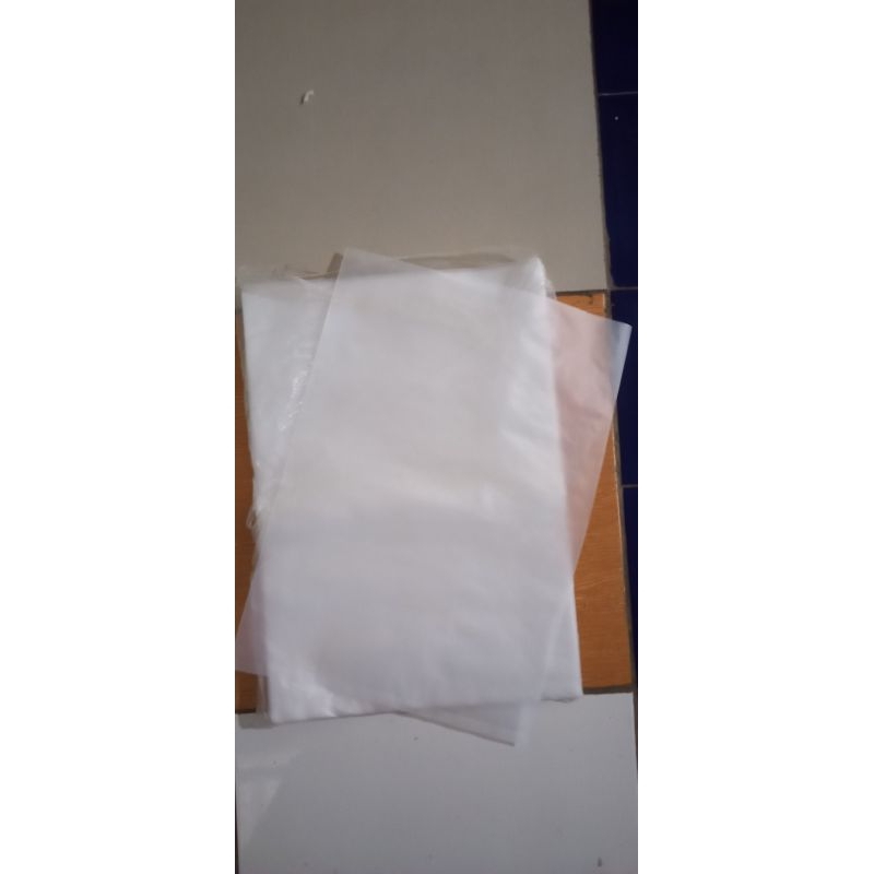 plastik beras 5 kg polos ukuran 30x43/plastik kemasan