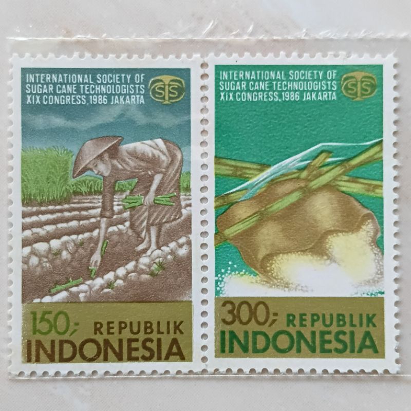 

Perangko Prangko Kuno Set Lengkap Seri Kongres ISSCT 1986 Mint - YN2328
