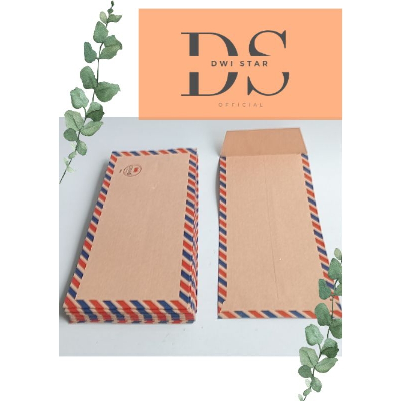

(1PAK=10 PCS)AMPLOP COKLAT TANPA TALI AIRMAIL 304/AMPLOP COKLAT LAMARAN KERJA