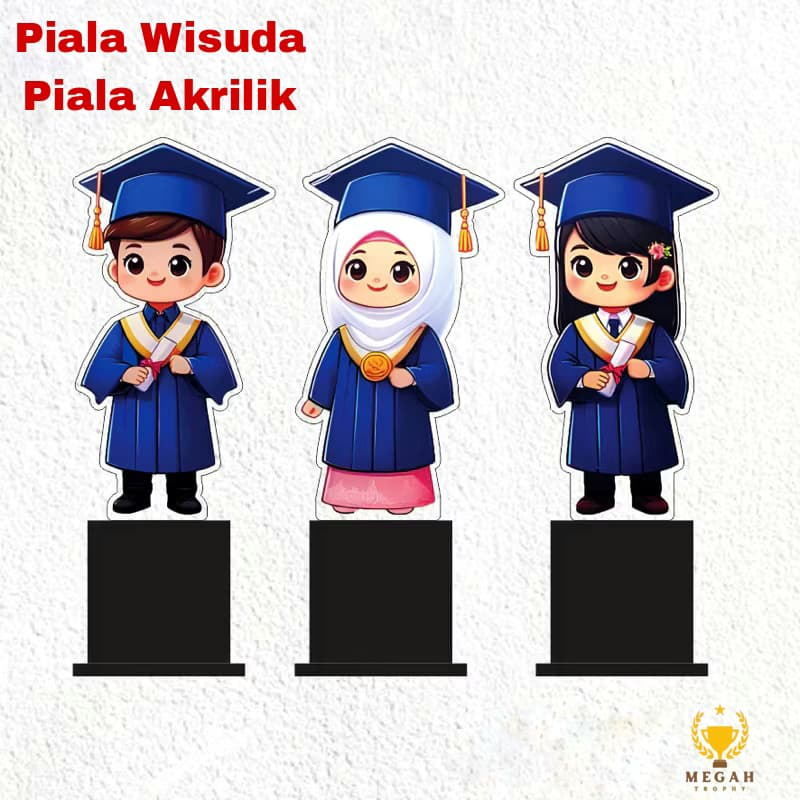 Piala Wisuda Anak Custom Piala Pelepasan Siswa Piala Kelulusan Sekolah