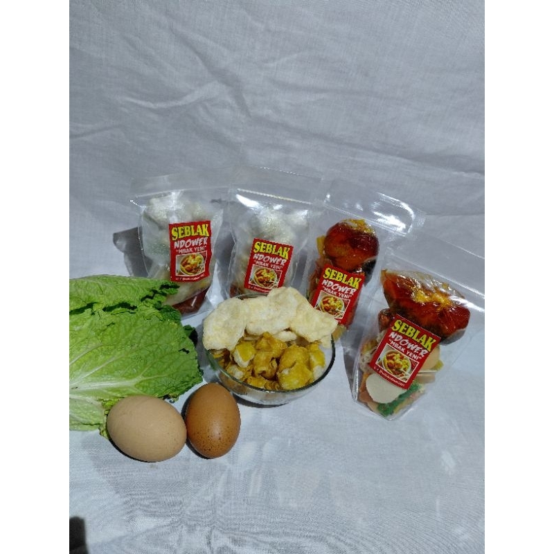 

paket a 2 seblak 2 baso aci i