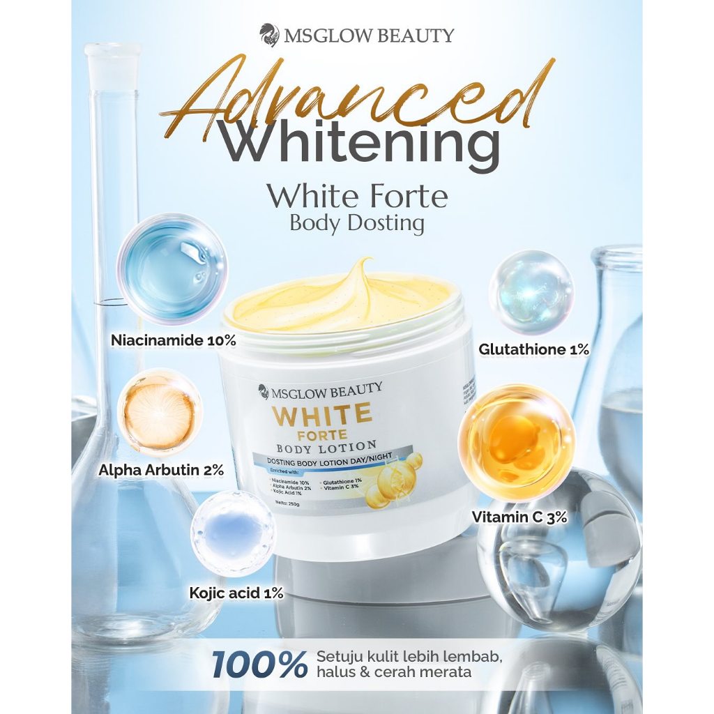 MS GLOW WHITE FORTE BODY LOTION//MS GLOW WHITE FORTE BODY TINT//LOTION MS GLOW