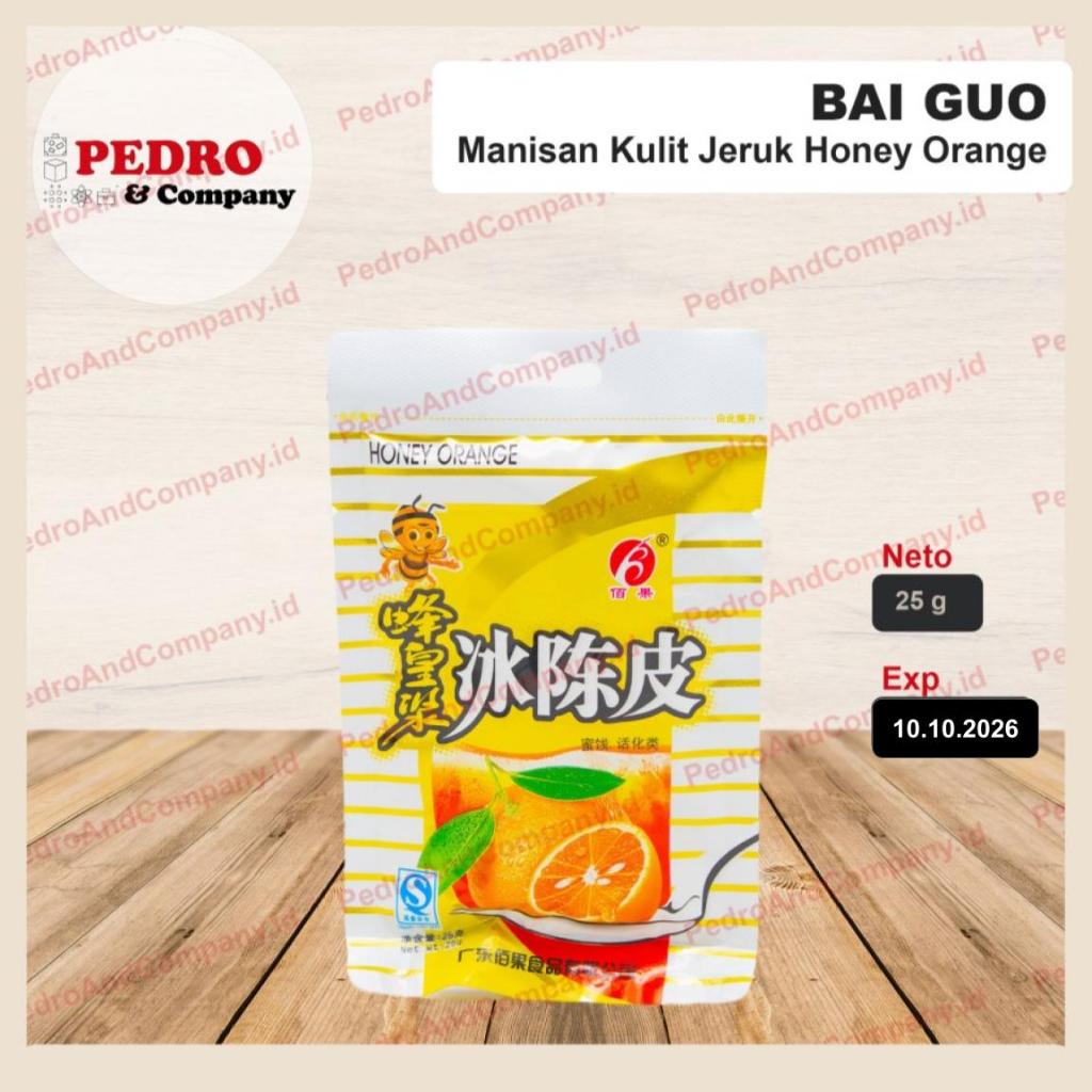 

Bai Guo - Honey orange/ manisan buah 25 gr