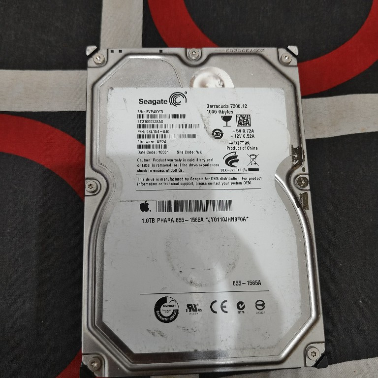 Harddisk Internal 1TB PC Seagate Sentinel 100% Normal Siap Pakai