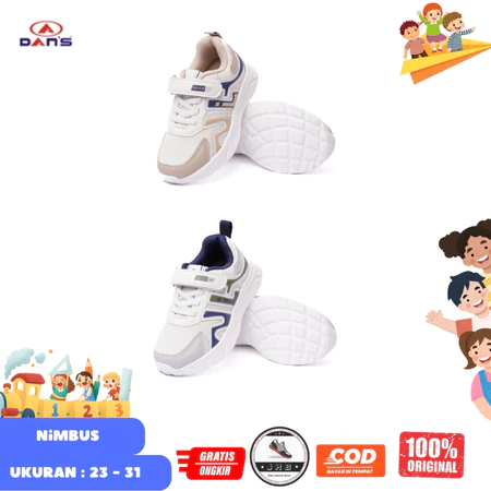 Sepatu Sneakers Anak Dans Nimbus Original / Sepatu Anak Dans Original 100%