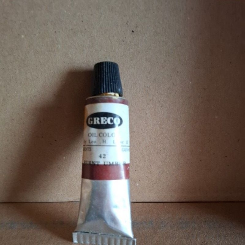 

cat minyak / oil colour greco BURNT UMBER 42