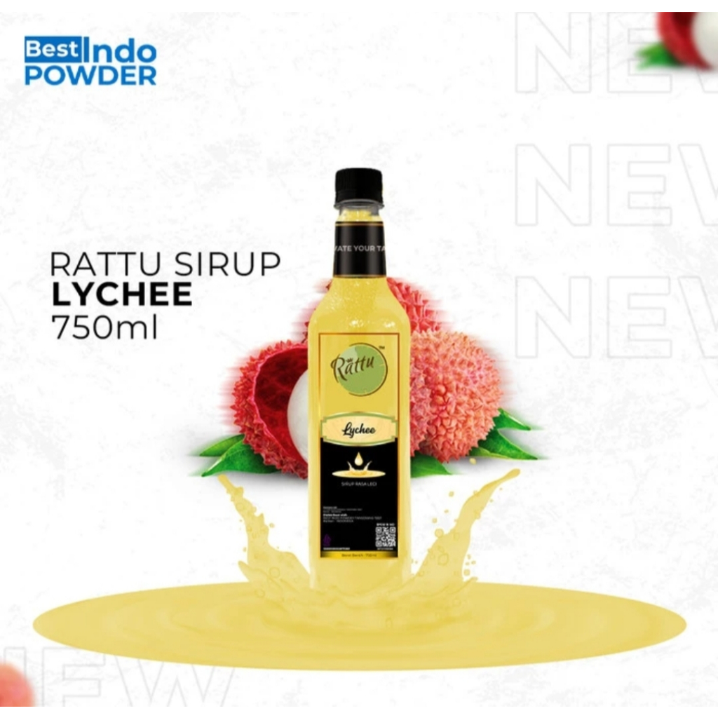 

Sirup Premium Leci Pure Rattubeverage 750ML