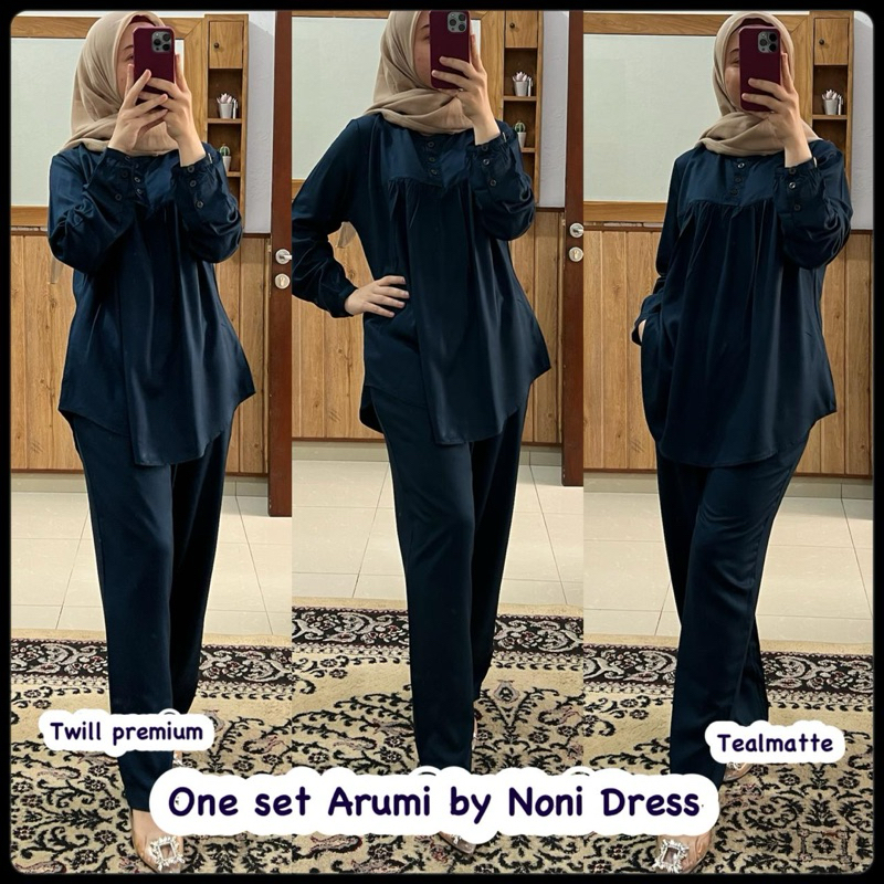 Daster Arab NONI ARUMI One Set Twill Premium By Noni Dress