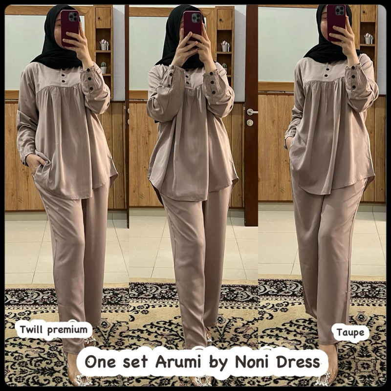 Daster Arab NONI ARUMI One Set Twill Premium By Noni Dress