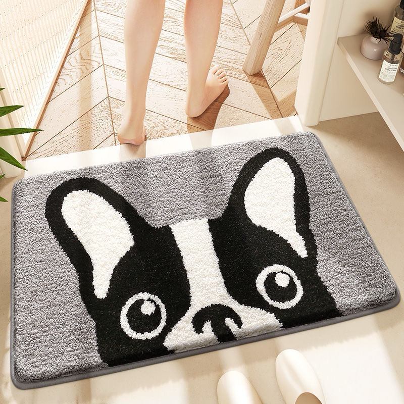 Keset Kaki Premium aesthetic doormat kamar anak dewasa alas lap kaki ruang tamu bulu tebal karakter 