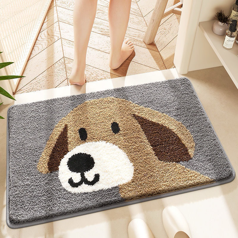 Keset Kaki Premium aesthetic doormat kamar anak dewasa alas lap kaki ruang tamu bulu tebal karakter 