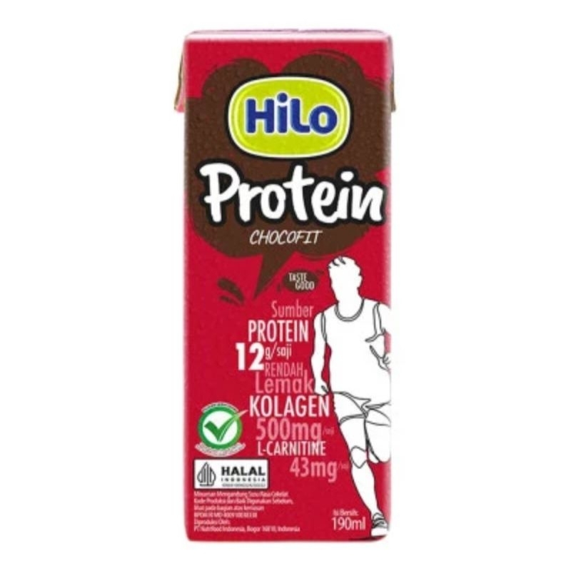 

HiLo Protein Chocofit UHT 190 Ml - Susu Cokelat dengan Collagen