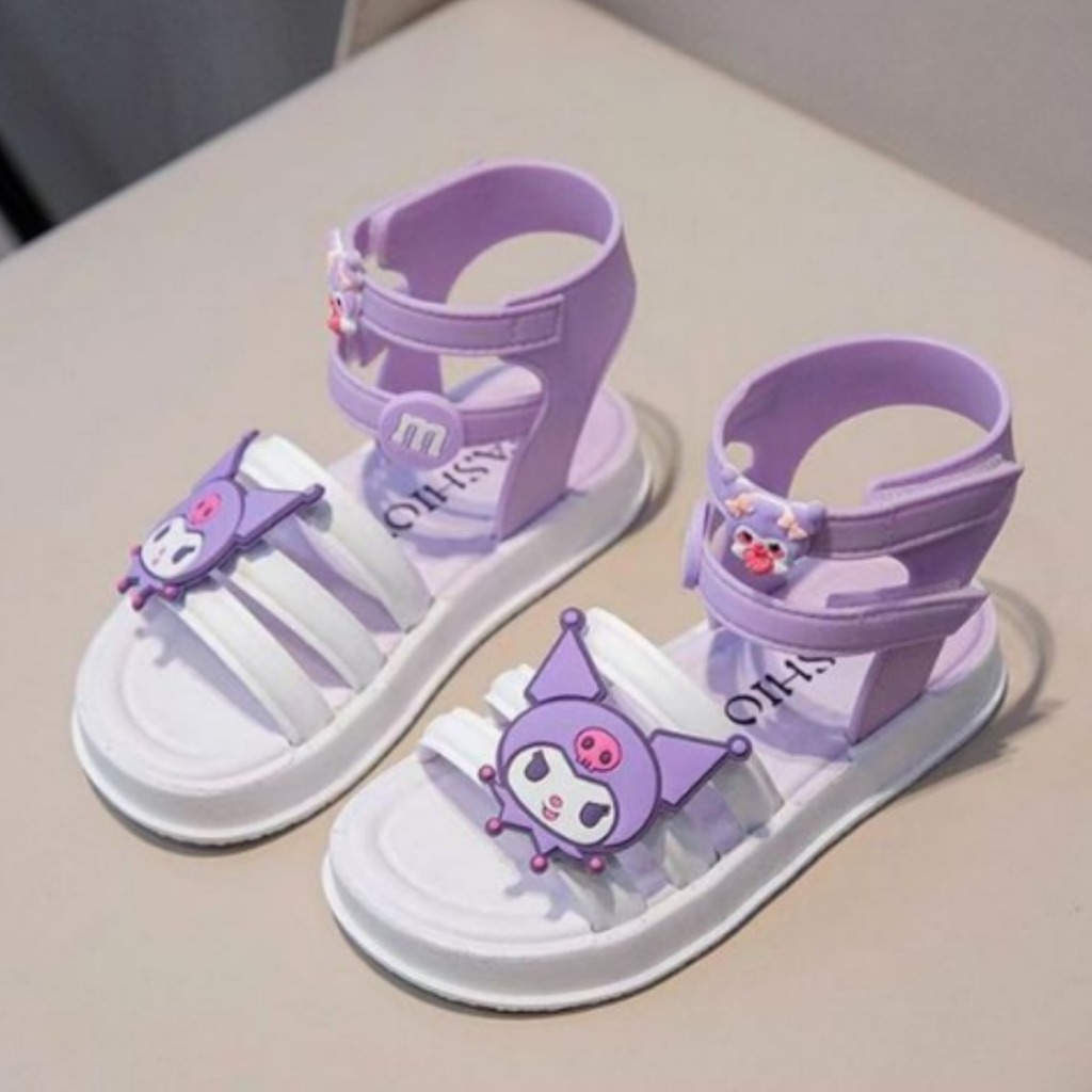 Sandal karet anak perempuan dan laki-laki/sandal karet import anak/ sandal karakter anak/ sandal luc