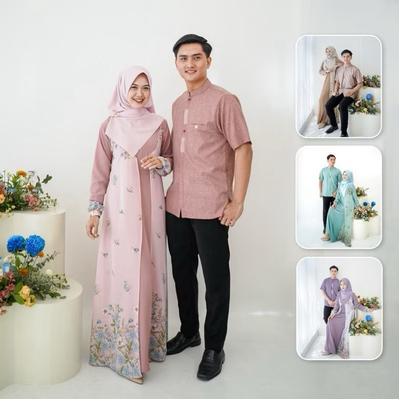 COUPLE NATHAN THANIA DEEP BLUSH BY SILMI