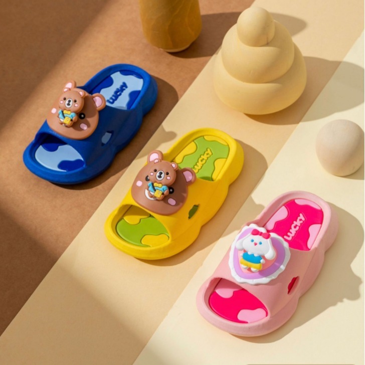 Sandal karet anak perempuan dan laki-laki/sandal karet import anak/ sandal karakter anak/ sandal luc