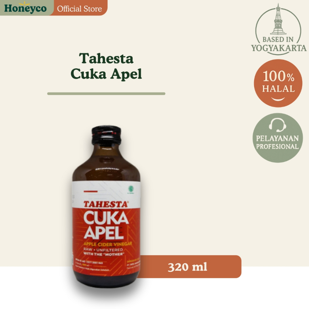 

Cuka Apel Tahesta 300ml/Apple Vinegar/Diet/Menurunkan Berat Badan/Diabetes/Kolesterol/Suplemen / Diet Cuka Apel