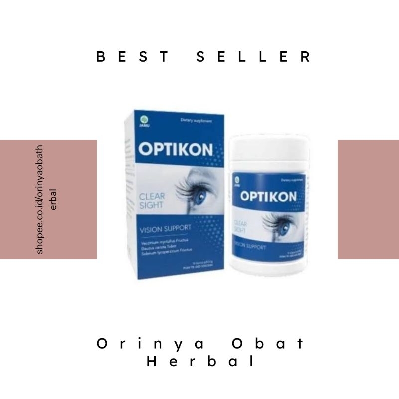 Optikon Obat Mata Minus Rabun Silinder Herbal 100% Original
