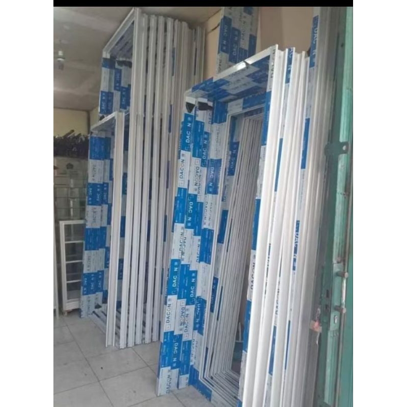 kusen pintu alumunium (kusen saja) cocok untuk pintu alumuniumpintu kayu pintu triplek bisa custom u