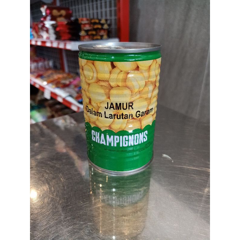 

mushroom Mei Kui Haw jamur kancing dalam larutan garam