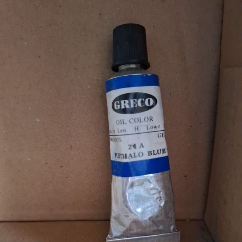 

cat minyak / oil colour greco PHTHALO BLUE 24A
