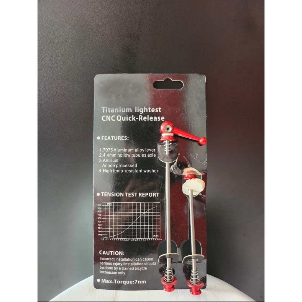 Quick Release Titanium Sepeda Roadbike, Sepeda MTB Sepeda Lipat Red