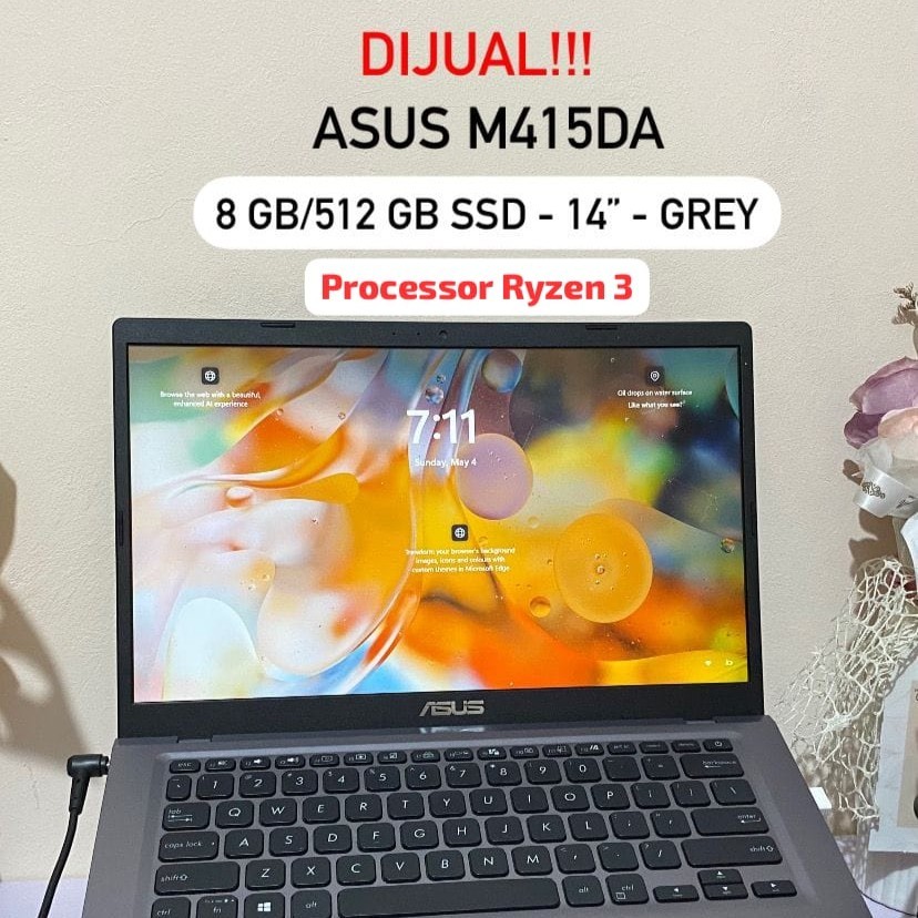 ASUS M415DA RYZEN 3 - RAM 8 GB / 512 SSD