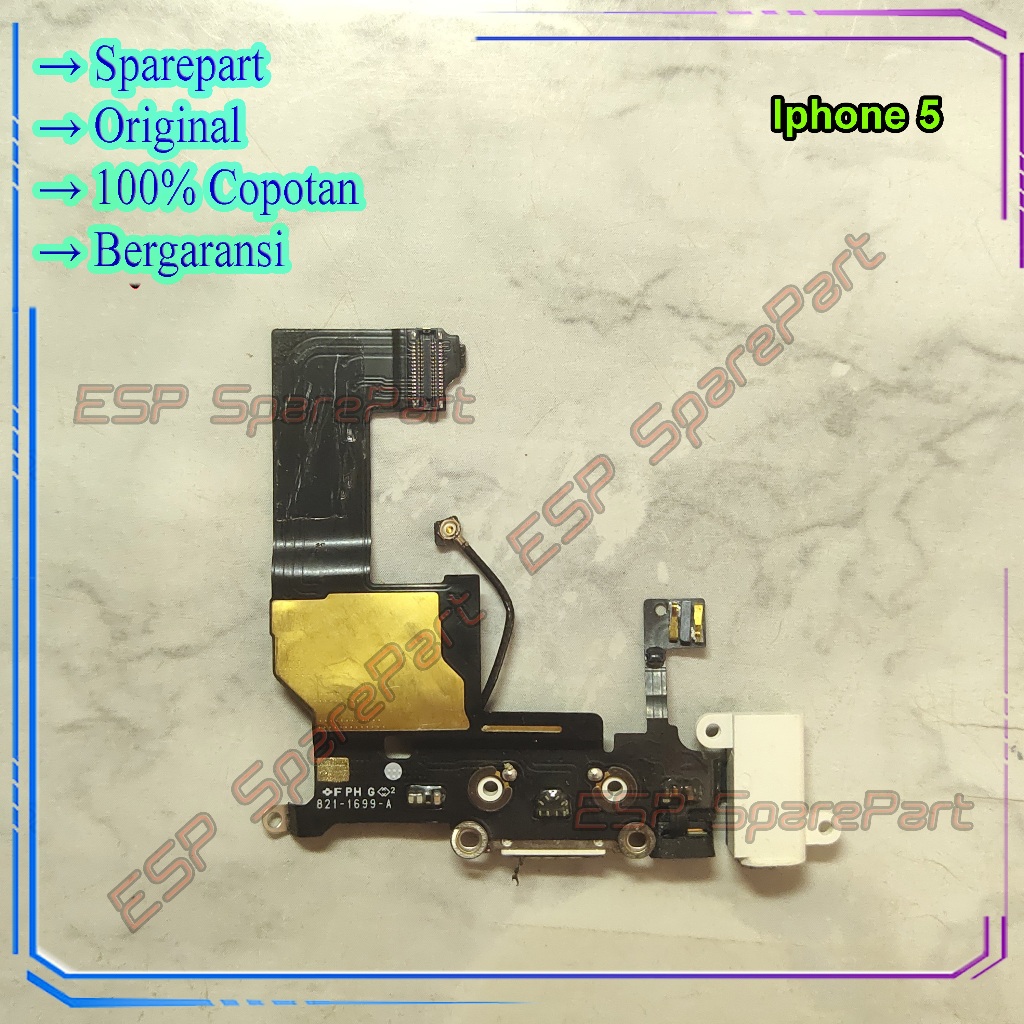 Flexible Charger Iphone 5 Fleksibel Konektor Cas / Casan Copotan