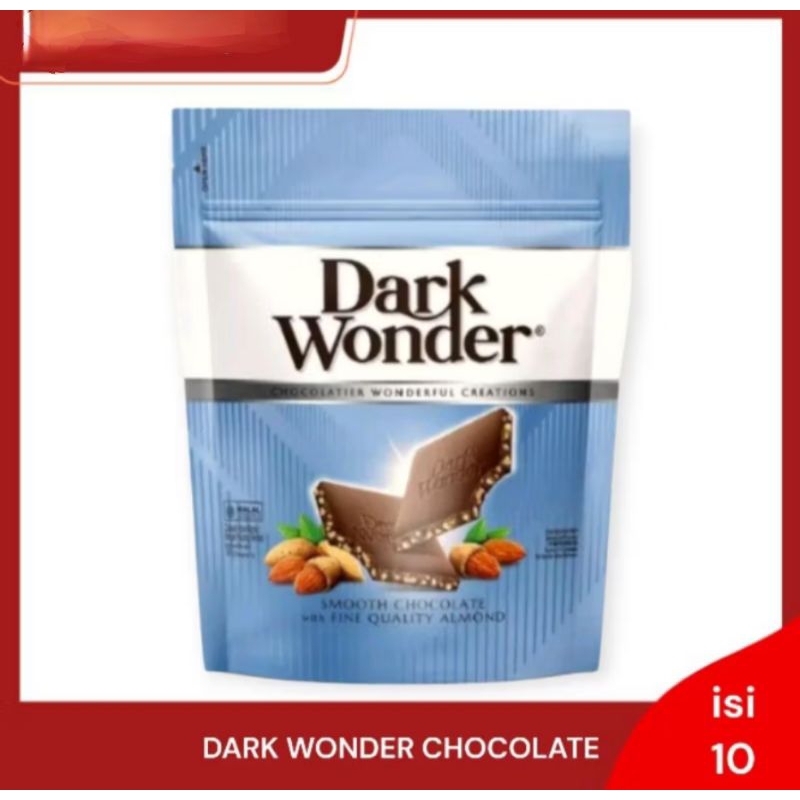 

Dark Wonder Chocolate Almond Pouch - 140 Gr Isi 10